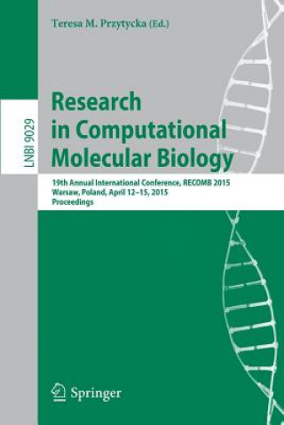 Könyv Research in Computational Molecular Biology Teresa M. Przytycka