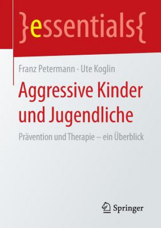 Könyv Aggressive Kinder Und Jugendliche Franz Petermann