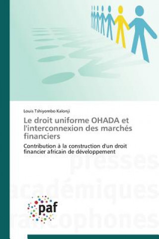 Kniha Droit Uniforme Ohada Et l'Interconnexion Des Marches Financiers Kalonji-L