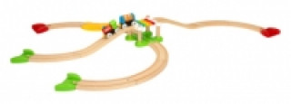 Hra/Hračka BRIO World 33727 Mein erstes BRIO Bahn Spiel Set - Zug mit Waggon, Schienen & Hängebrücke für Kleinkinder - BRIO Einsteiger-Set empfohlen ab 18 Monate BRIO®