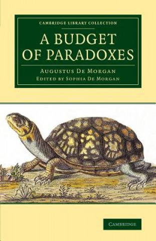 Carte Budget of Paradoxes Augustus De Morgan