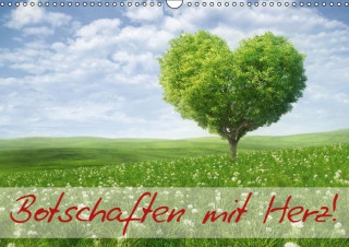 Calendar / Agendă Botschaften mit Herz! (Wandkalender immerwährend DIN A3 quer) Elisabeth Stanzer