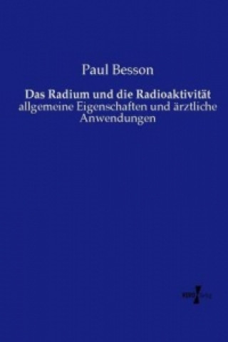 Book Das Radium und die Radioaktivität Paul Besson