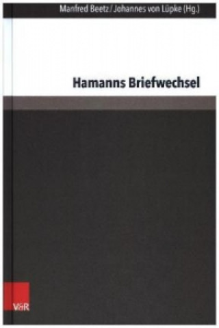 Kniha Hamanns Briefwechsel Manfred Beetz