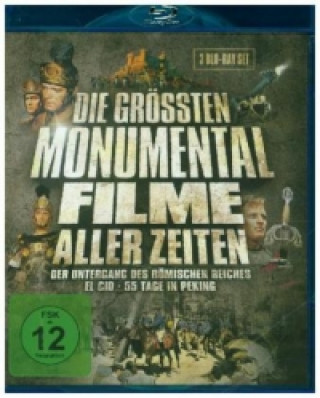 Видео Die größten Monumentalfilme aller Zeiten, 3 Blu-rays Miklós Rózsa