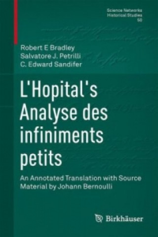 Carte L'Hopital's Analyse des infiniments petits Robert E Bradley