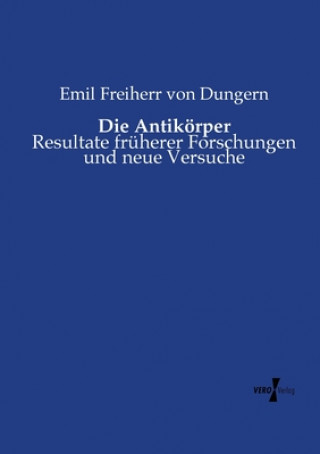 Book Antikoerper Emil Freiherr Von Dungern