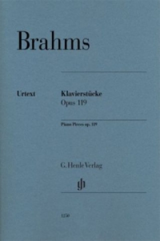 Tiskovina Klavierstücke op. 119 Johannes Brahms