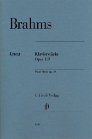 Tlačovina Klavierstücke op. 119 Johannes Brahms