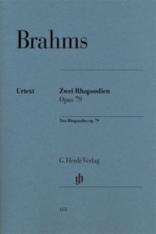 Tiskovina Brahms, Johannes - Zwei Rhapsodien op. 79 Johannes Brahms