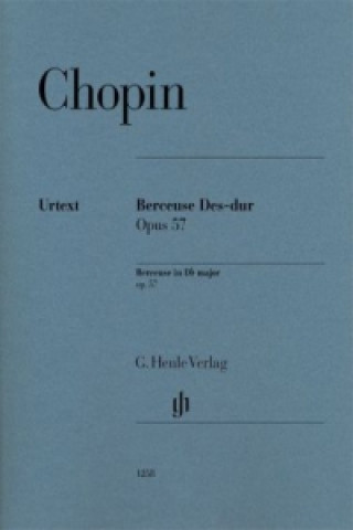 Tiskovina Berceuse Des-dur op. 57 für Klavier zu zwei Händen Frédéric Chopin