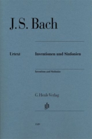 Carte Inventionen und Sinfonien für Klavier zu zwei Händen Johann Sebastian Bach