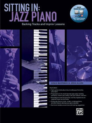 Книга Sitting In: Jazz Piano, m. 1 Audio-DVD Noah Baerman