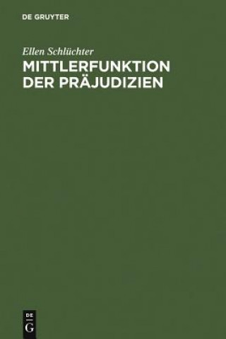 Buch Mittlerfunktion der Prajudizien Ellen Schluchter