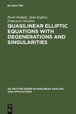 Kniha Quasilinear Elliptic Equations with Degenerations and Singularities Pavel Drabek