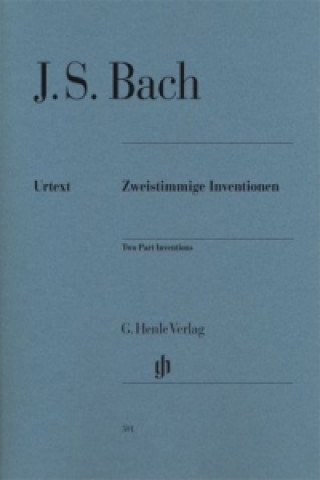 Könyv ZWEISTIMMIGE INVENTIONEN Johann Sebastian Bach