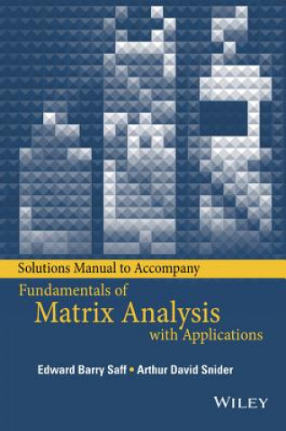 Książka Solutions Manual to accompany Fundamentals of Matrix Analysis with Applications Edward Barry Saff