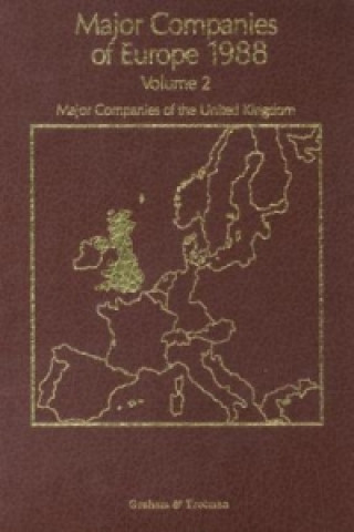 Carte Major Companies of Europe 1988 R. M. Whiteside