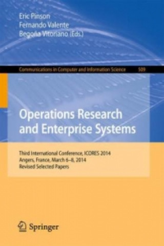 Knjiga Operations Research and Enterprise Systems Eric Pinson