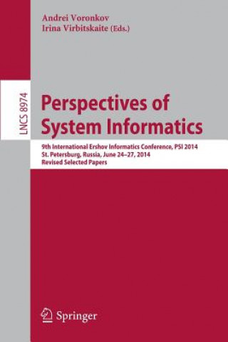 Book Perspectives of System Informatics Andrei Voronkov