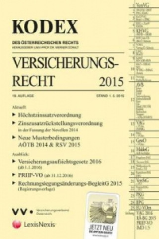 Könyv Kodex Versicherungsrecht 2015 (f. Österreich) Werner Doralt