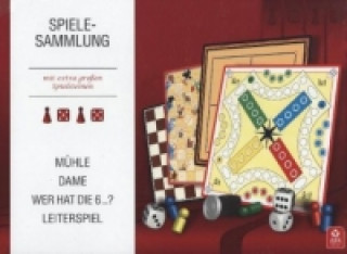 Igra/Igračka Spielesammlung mit großen Spielsteinen 