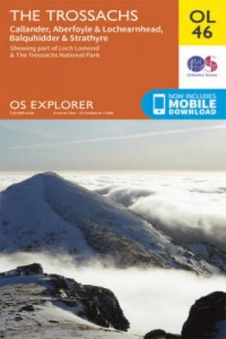 Prasa Trossachs, Callander, Aberfoyle & Lochearnhead, Balquhidder & Strathyre Ordnance Survey