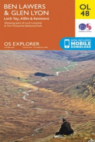 Nyomtatványok Ben Lawers & Glen Lyon, Loch Tay, Killin & Kenmore Ordnance Survey