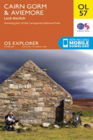 Prasa Cairn Gorm & Aviemore, Loch Morlich Ordnance Survey