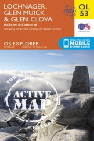 Printed items Lochnagar, Glen Muick & Glen Clova, Ballater & Balmoral Ordnance Survey