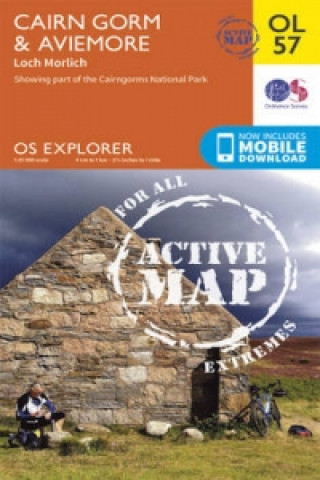 Materiale tipărite Cairn Gorm & Aviemore, Loch Morlich Ordnance Survey