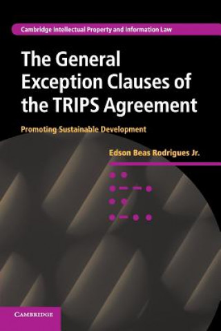 Könyv General Exception Clauses of the TRIPS Agreement Edson Beas Rodrigues