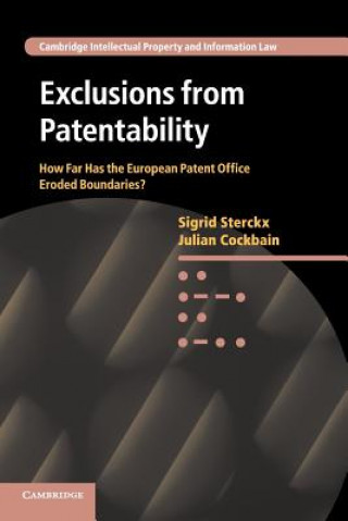 Livre Exclusions from Patentability Sigrid Sterckx