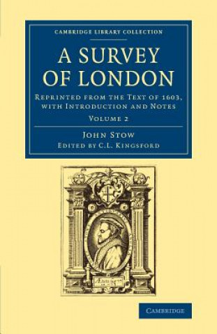 Carte Survey of London John Stow