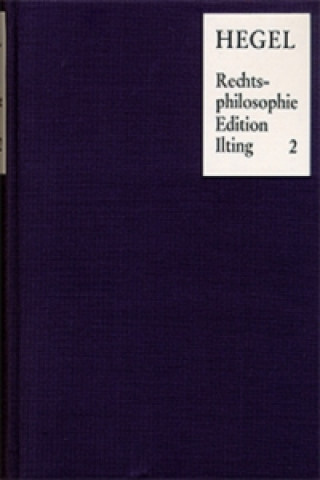 Книга Vorlesungen über Rechtsphilosophie 1818-1831 / Band 2 Georg Wilhelm Friedrich Hegel