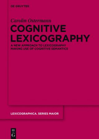 Книга Cognitive Lexicography Carolin Ostermann
