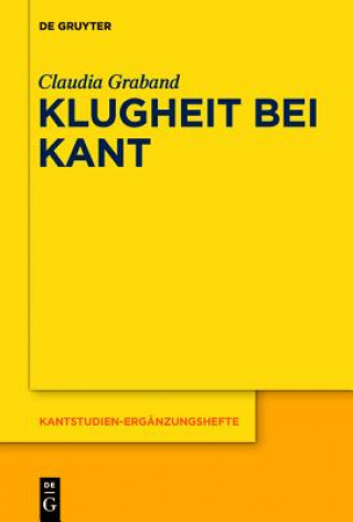 Kniha Klugheit bei Kant Claudia Graband