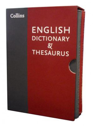 Carte Collins English Dictionary and Thesaurus Slipcase set 