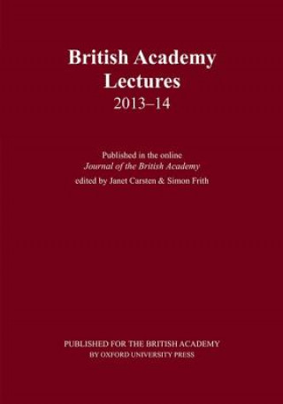 Buch British Academy Lectures 2013-14 Janet Carsten