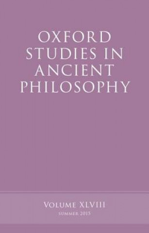 Книга Oxford Studies in Ancient Philosophy, Volume 48 Brad Inwood