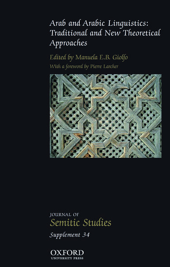 Kniha Arab and Arabic Linguistics 