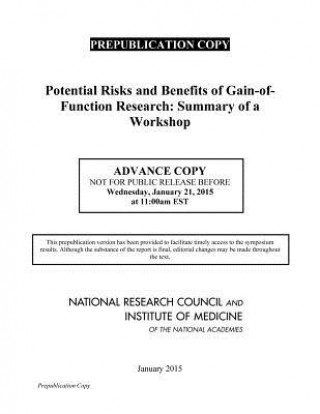 Knjiga Potential Risks and Benefits of Gain-of-Function Research Board on Life Sciences