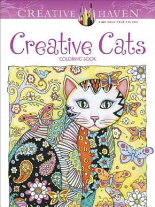 Carte Creative Haven Creative Cats Coloring Book Marjorie Sarnat
