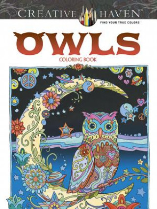 Carte Creative Haven Owls Coloring Book Marjorie Sarnat