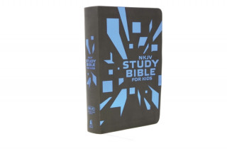Kniha NKJV, Study Bible for Kids, Leatherflex, Grey/Blue Thomas Nelson Publishers