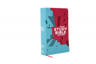 Kniha NKJV, Study Bible for Kids, Leatherflex, Pink/Teal Thomas Nelson