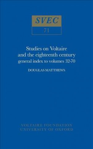 Livre General Index To Volumes XXXI-LXX Douglas Matthews