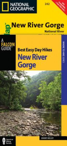 Knjiga Best Easy Day Hiking Guide and Trail Map Bundle: New River Gorge Johnny Molloy