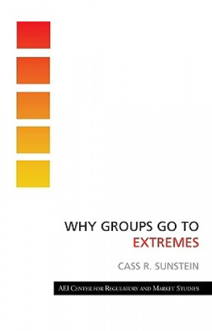 Kniha Why Groups Go to Extremes Cass R Sunstein