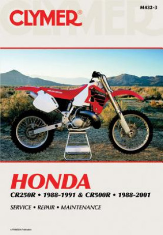Kniha Clymer Honda CR250 1988-1991 - CR Clymer Staff